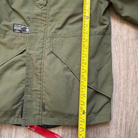 Izzue IZ-X04 ARMY military jacket in olive green, size L - Picture 7 of 12
